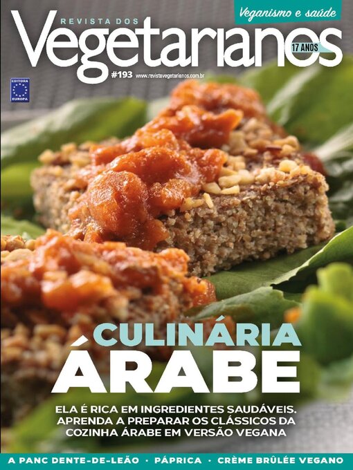 Title details for Revista dos Vegetarianos by Editora Europa LTDA - Available